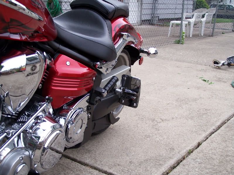 Custom side license plate bracket